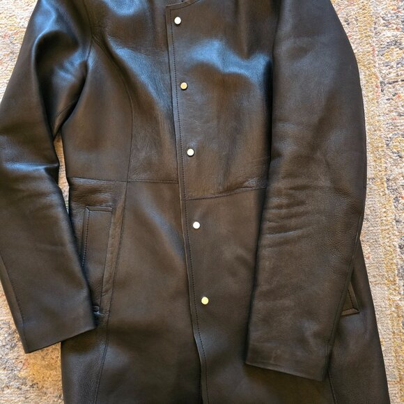 Black leather jacket Massimo dutti - Picture 11 of 12